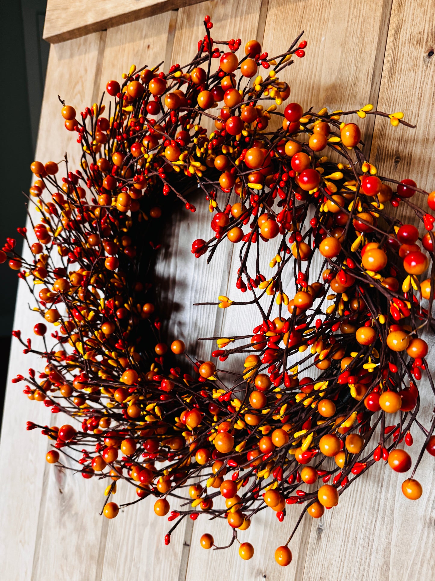 Autumn Glory - Fall Pip Berry Wreath