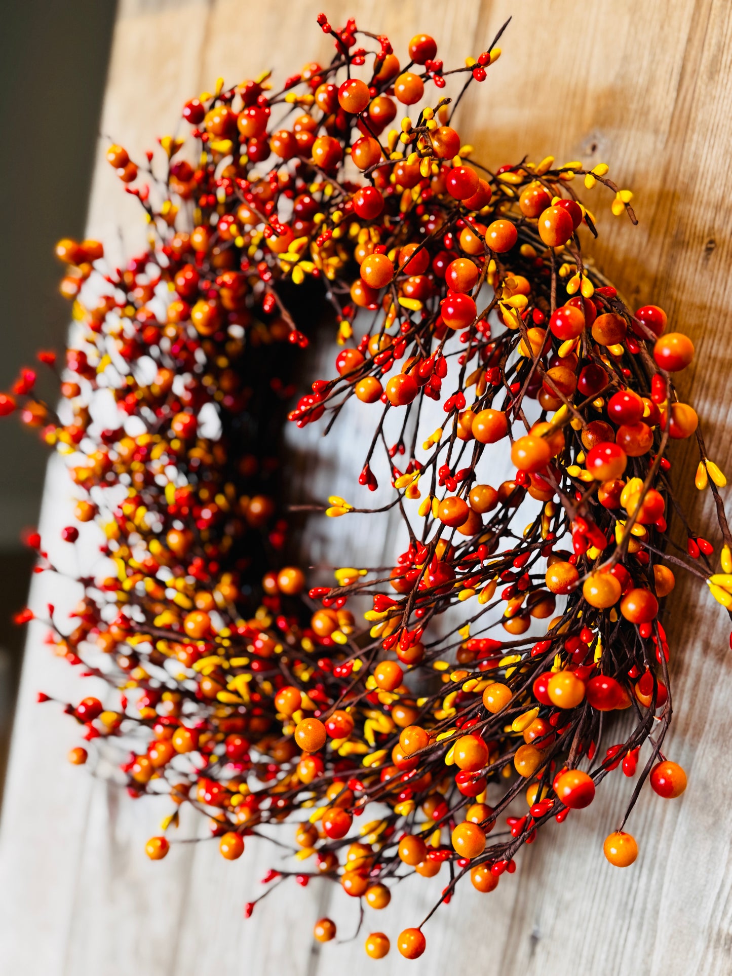 Autumn Glory - Fall Pip Berry Wreath