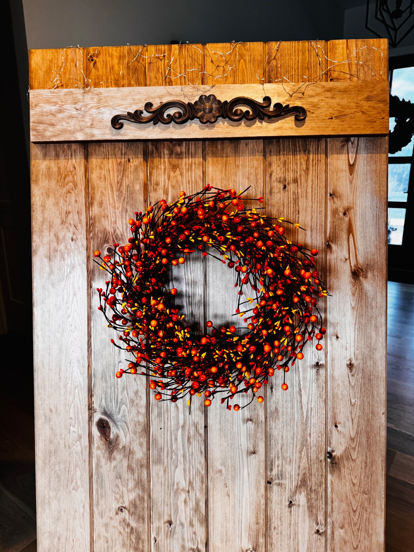 Autumn Glory - Fall Pip Berry Wreath