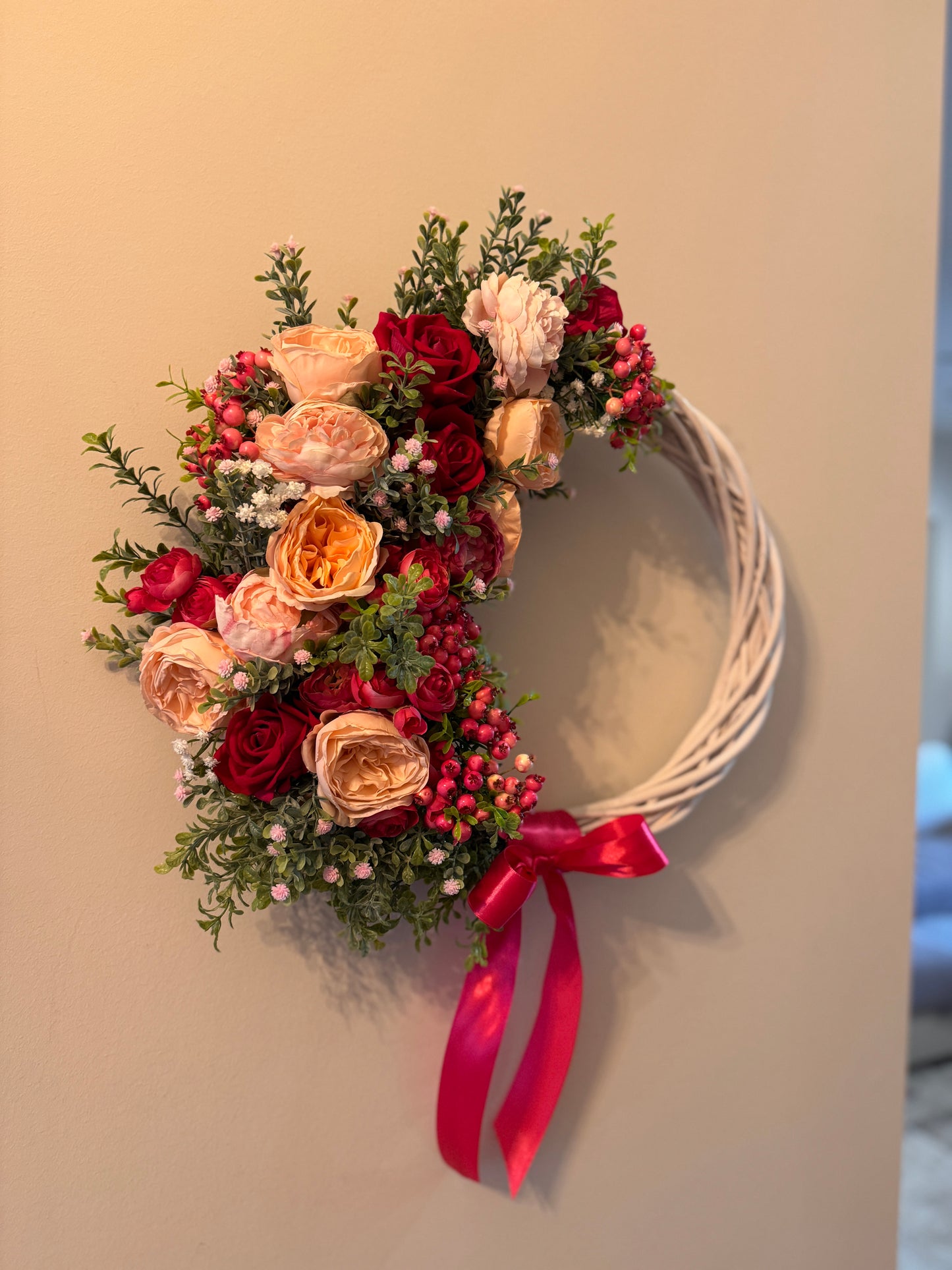 Martha’s Vineyard - Bright Pink Roses and Ranunculus with Soft Pink Peonies