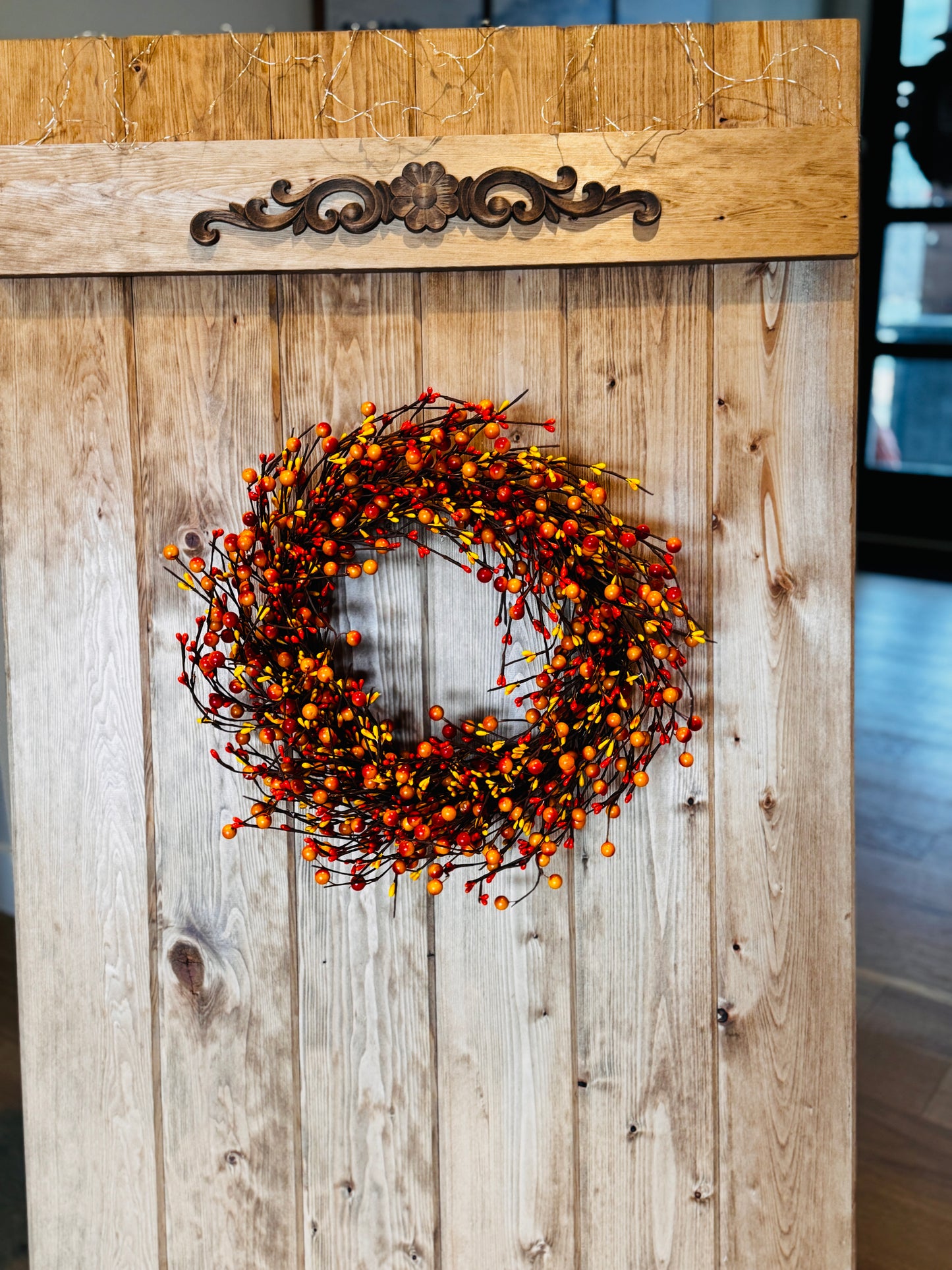 Autumn Glory - Fall Pip Berry Wreath