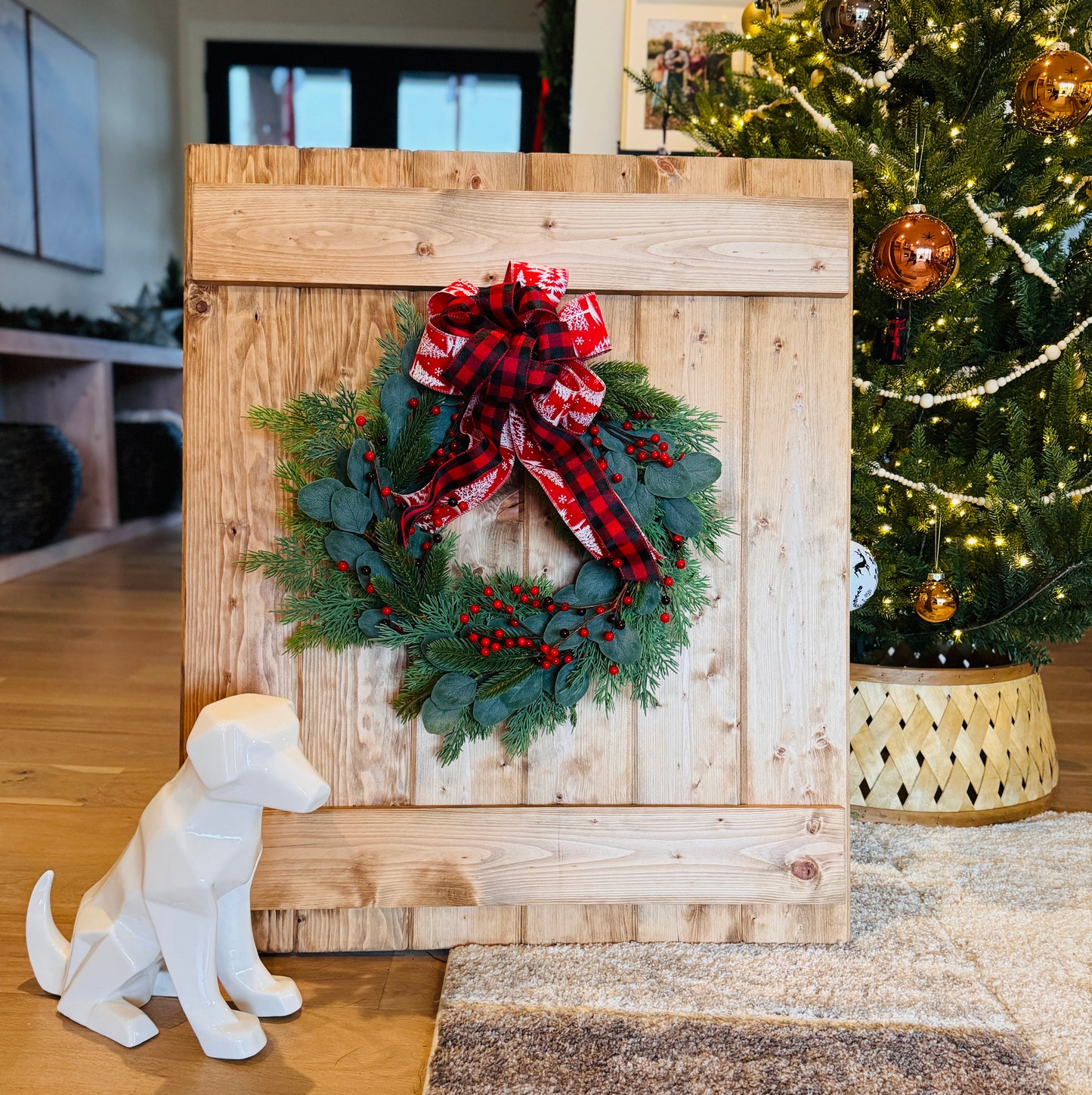 Tis the Season - Pine, Eucalyptus, and Cypress with Red Berries