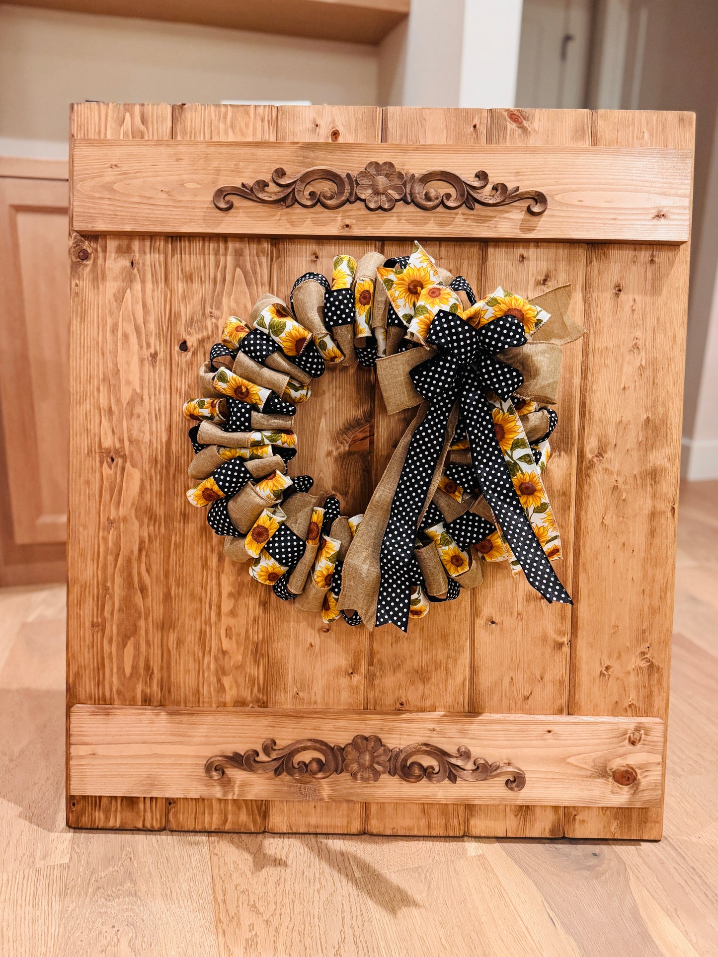 Lil Miss Sunshine - Sunflower Ribbon Wreath