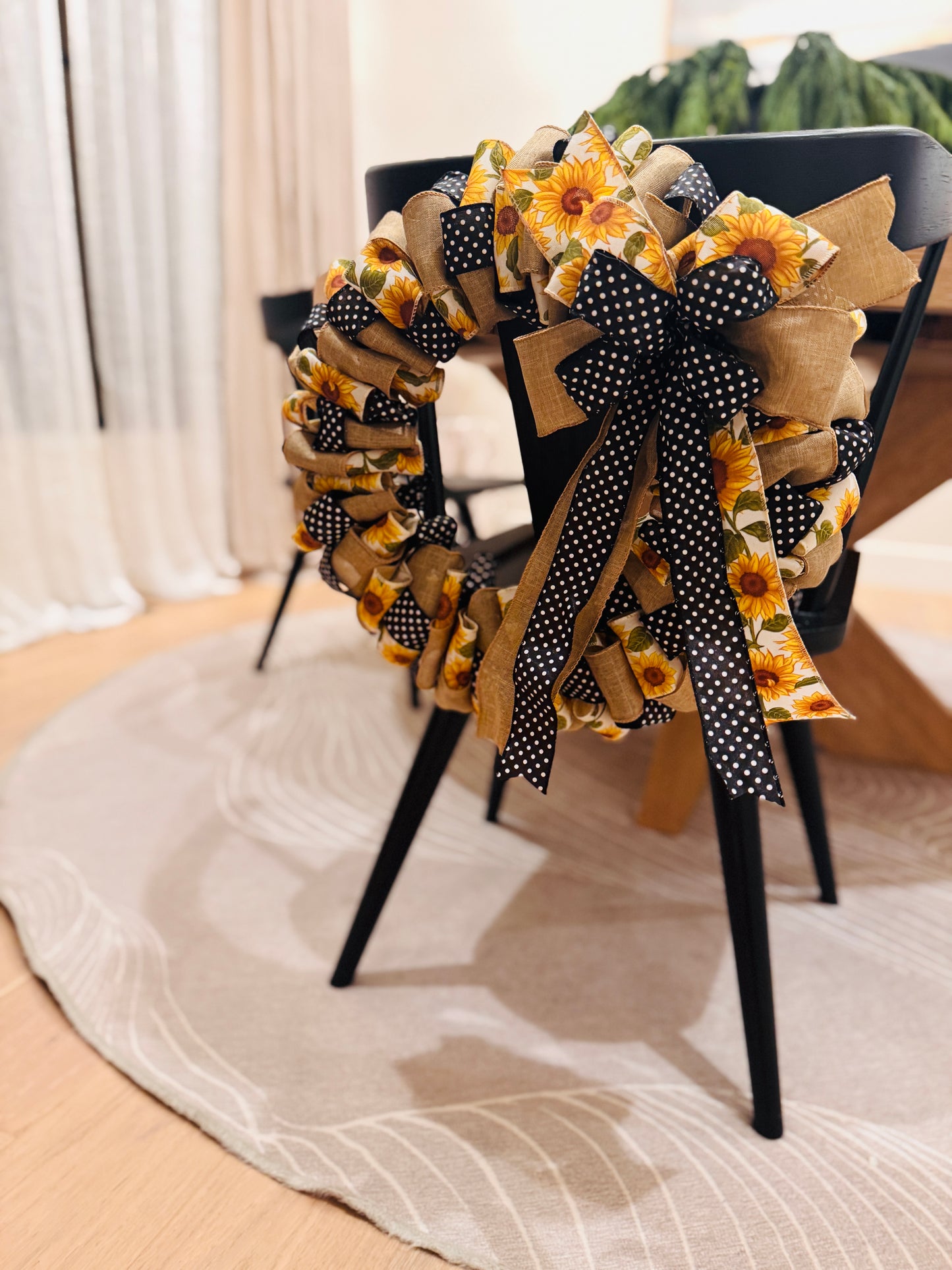 Lil Miss Sunshine - Sunflower Ribbon Wreath