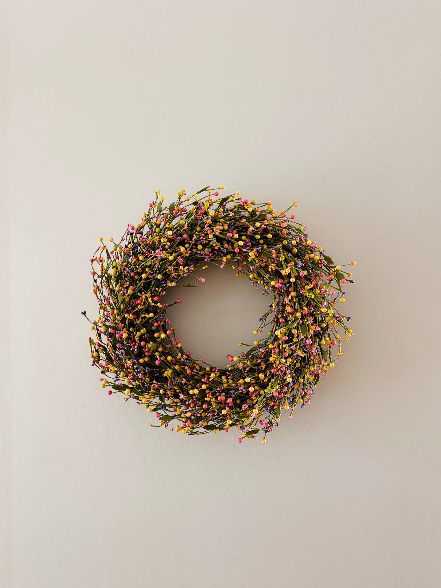 Candyland - Pastel Pip Berry Grapevine Wreath